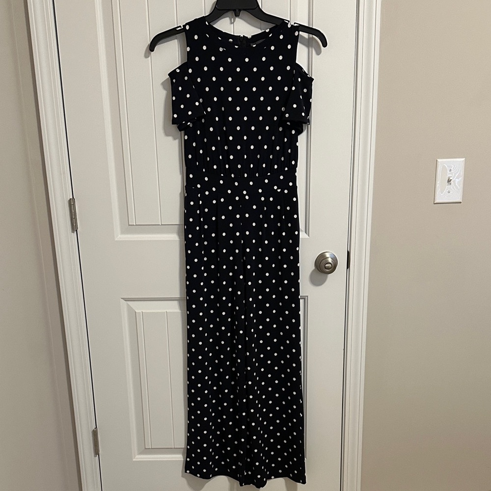 The Limited Black and White Polka Dot Jumpsuit